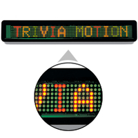 1 Line Multi-Color LED Message Board