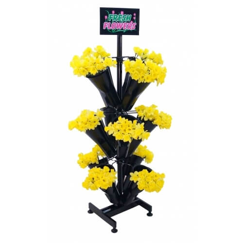 12 Vase Floral Cart