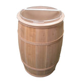 Cedar Barrel with Food Safe Liner 17in x 30in