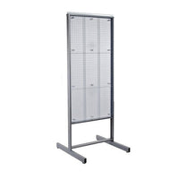 2-Sided Pegboard Floor Display - Includes Wheels