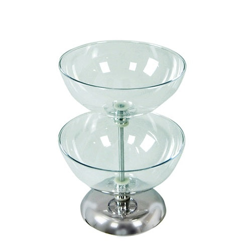 2-Tiered Countertop Bowl Display - 12"