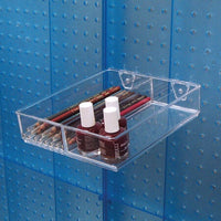 2 Compartment Tray for Pegboard/ Slatwall - 2ct