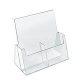 2 Pocket Side By Side Trifold Brochure Holder - 2ct