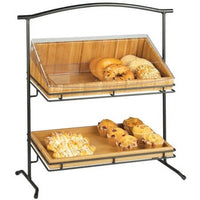 Double Tier Iron Stand With Trays