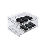 2-tiered 8 Compartment Cosmetic Display