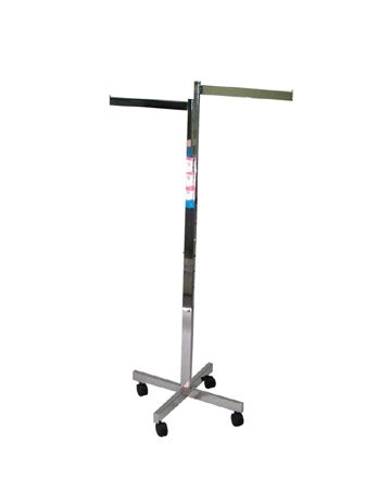 2-Way Upright Rack - Flag Arms - Chrome