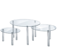 Round Acrylic Riser Display - 3pc