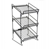 3 Shelf Wire Counter Display Rack - 23"H