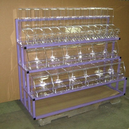 3 Tier Metal Candy Rack And 24 Bulk Bins