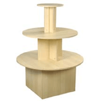 3 Tier Round Table And 24 Radius Bins