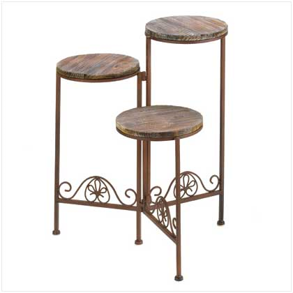 3 Tier Rustic Plant Stand