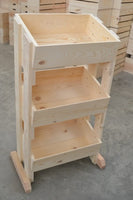 3 Tier Wooden Store Display