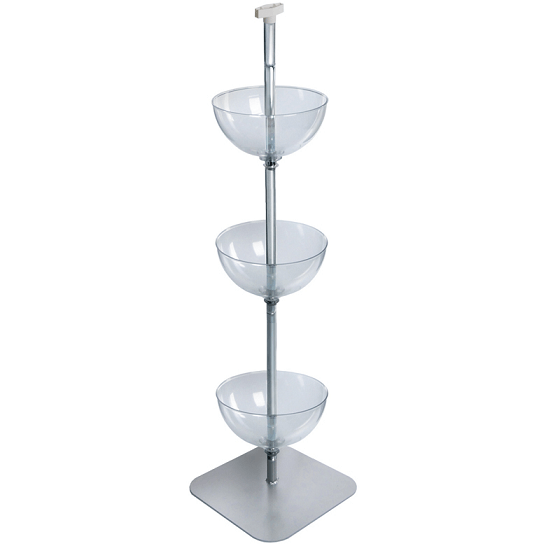 3 Tiered Floor Bowl Display - 14"