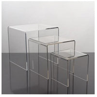 Small Acrylic Display Risers - 3pc