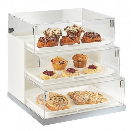 3 Tier Bread Case Display - Trays