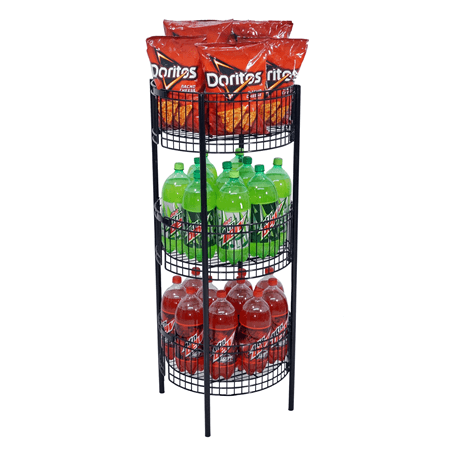 3-Tier Dump Bin w/ Sign Frame