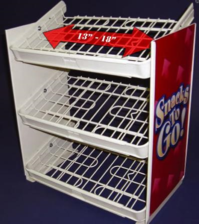 3 Tier Expandable Counter Rack With Side Panels