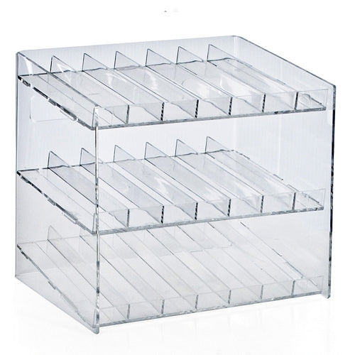 3-tiered 21 Compartment Cosmetic Display