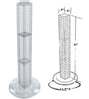 36"H Interlocking Pegboard Display