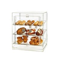 4 Door Bakery Cabinet - Acrylic