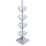 4 Tier Floor Bowl Display 14"