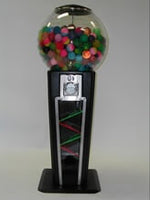 4 Foot Black Gumball Machine