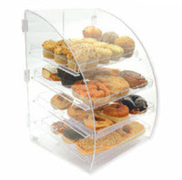 4 Tier Euro Curved Front Bakery Case