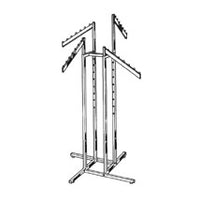 4-Way Garment Racks With 4 Slanted Arms