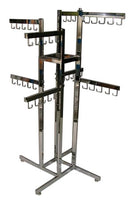 4-Way Handbag Rect Tube Rack- 8 Faceout 5 Hook