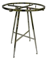 42" Folding Round Rack- Chrome