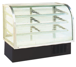 Refrigerated Bakery Case - Curved Front - 48"