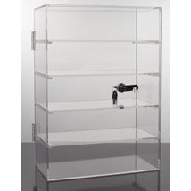 Countertop Acrylic Locking Showcase - 5 Shelf