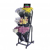 6 Vase Floral Cart