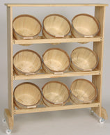 1 Peck Rack With 9 Baskets - Color Choice