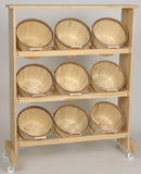 1 Peck Rack With 9 Baskets - Color Choice