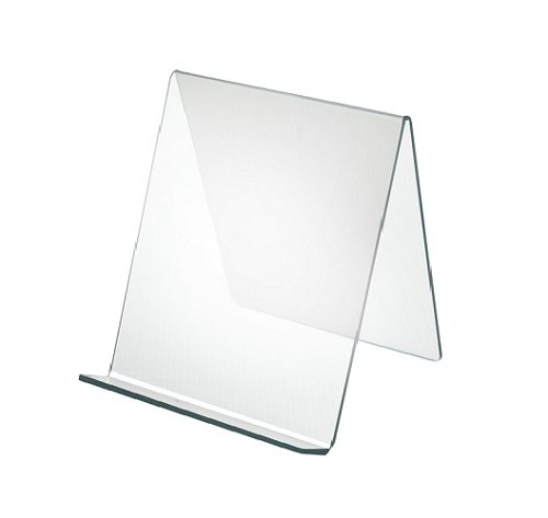 Acrylic Easel With Lip - 8in - 10ct