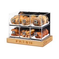 Bakery Case w/Bamboo Base - 6 Drawer