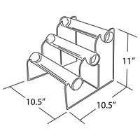 Acrylic Counter Bracelet Bar - 3 Tiers