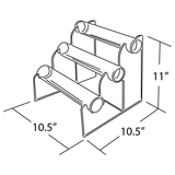 Acrylic Counter Bracelet Bar - 3 Tiers