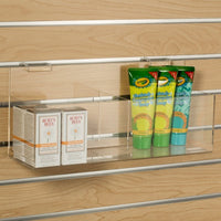 Acrylic Divided Slatwall Tray