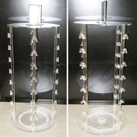 Acrylic Rotating Glasses Countertop Display Stand