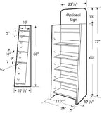 Adjustable Six Shelf Merchandiser - 24”