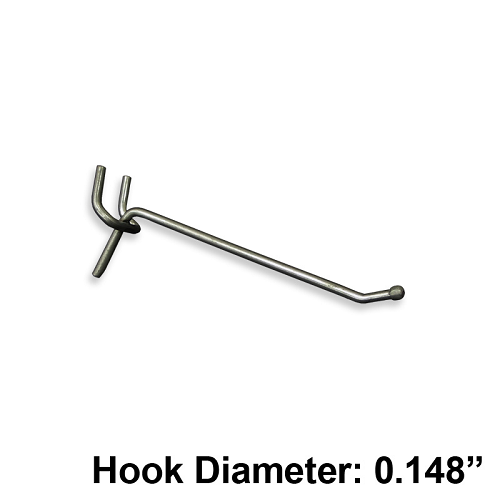 All Wire Pegboard Hooks - 4in- 50ct