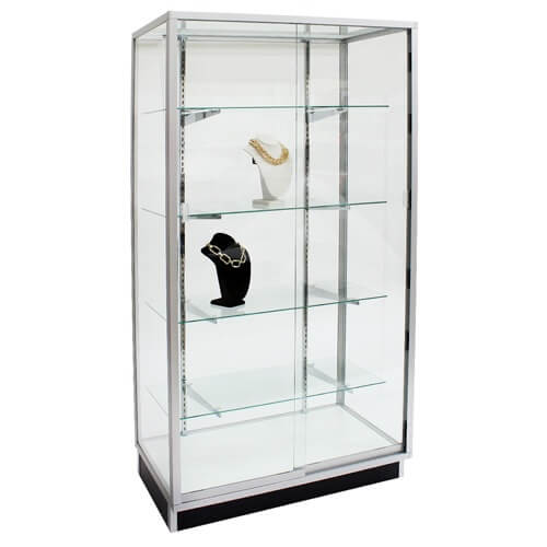 Aluminum Wall Showcase - 36 Inch