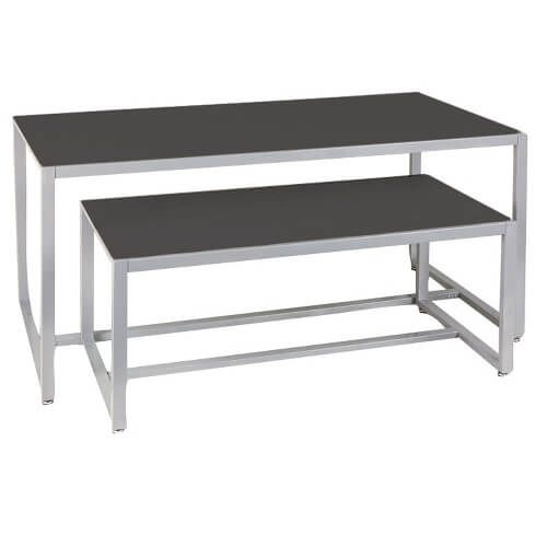 Black Laminate & Steel Nesting Tables