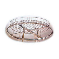 30" Round Basket Topper - Chrome