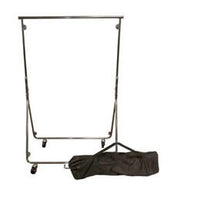 Chrome Easy Fold Garment Rack- w/Bag