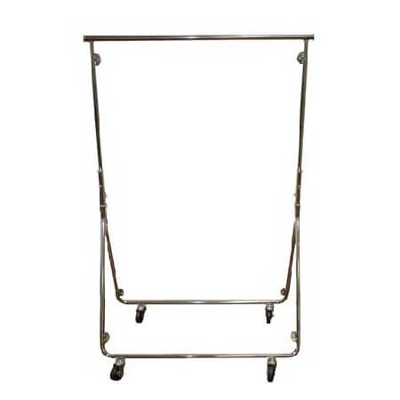 Chrome Easy Fold Garment Rack