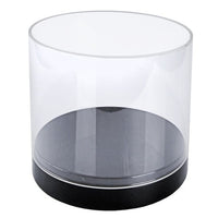 Clear Acrylic Deluxe Cylinder Showcase - 10in