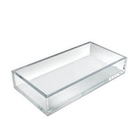 Clear Deluxe Rectangular Tray - 4ct